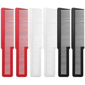 Plastic Barber Comb Black Thickened Hair Cutting Comb Men’s and Women’s Styling Tools