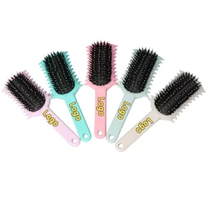 Plastic Hairbrush for Curl Defining Curly Hair Dry Curls Home Use