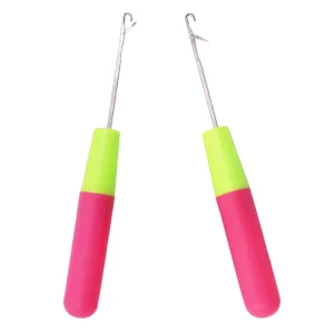 Plastic Handle Dreadlock Crochet Hook DIY Hairdressing Tools Latch Hook Crochet Needles for Hair Extension