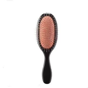 Plastic Oval Hair Brush with Steel Needles