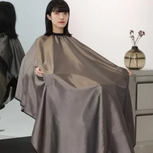 Polyester Waterproof Hairdressers Hair Styling Cape Makeup Apron Hair Cutting Gown for Salon