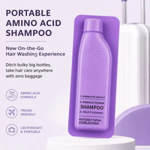 Portable Amino Acid Shampoo Travel Sachet Oil Control Deep Clean Long Lasting Fragrance OEM Custom