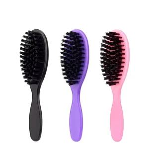 Portable Barber Neck Duster Brush Men Hair Styling Comb Cleaning Brush Nylon Bristle Beard Brush Salon Hair Cutting Tool