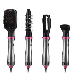 Portable Cordless Hair Styler 4 In 1 Rotating Hair Styler Volumizer Comb Lightweight Travel Friendly Styling Tool