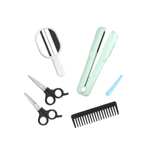 Portable Electric Hair Styling Tools Straightener Haircut Kits Kids Hair Salon Beauty Set Beauty Fashion Toys Girls Toys