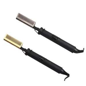 Portable Electric Hot Comb Straightener for Hair & Wigs Private Label Hot Tool