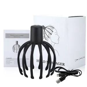 Portable Handheld Electric Scalp Massager, ABS Octopus Claw Head Vibration Device