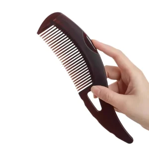 Portable Hollow Out Comb Massage Anti Hair Loss Cleansing Hairdressing Anti static Ideal for Home Use