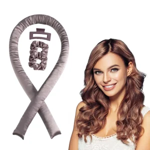 Portable Lazy Hairdressing Heatless Curling Rod Headband Women No Heat Curls Silk Ribbon Hair Rollers