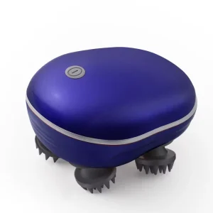 Portable Mini IPX7 Waterproof Rechargeable Scalp Massager for Body Application