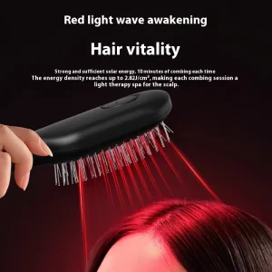 Portable Rechargeable Electric Scalp Massage Brush Smart Device for Hair Growth and Scalp Relaxation