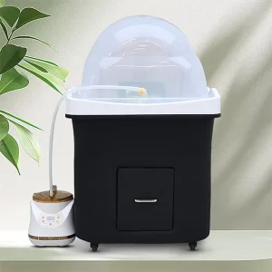 Portable Shampoo Basin Head Therapy Water Circulation Steamer Salon Furniture Shampoo Bowl for Barber Shops