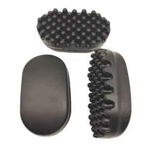 Portable Washable Plastic Sponge Hair Beauty Tool Durable Rubber Curl Twist Comb for Home Use