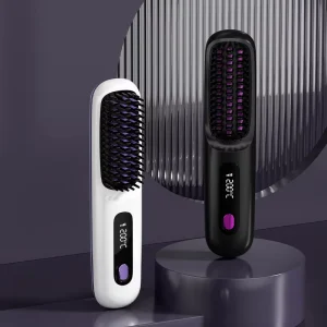 Portable Wireless Hair Straightening and Curling Comb New Style Negative Ion Cross Border Household Sundries for Home Use