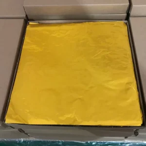Pre Cut 35cm X 35cm Embossed Kitchen Foil Sheets Food Grade Metal Alloy8011 Soft Temper 12 20micron for Salon Hairdressing Use