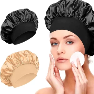 Premium Satin Polyester Hair Accessories Custom Logo Solid Multi Color Sleep Makeup Elastic Multi purpose Styling Tool