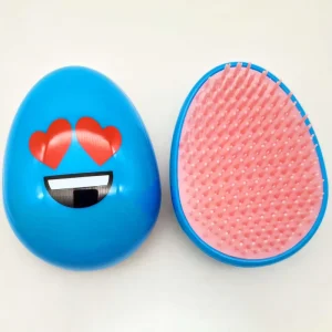 Printing Patterns Detangle Hairbrush with Soft Bristle Travelling Scalp Massager
