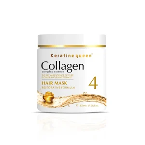 Privata Label Collagen Keratin Biotin Hair Mask Treatment Smooth Repair Dry Damaged Hair Mask