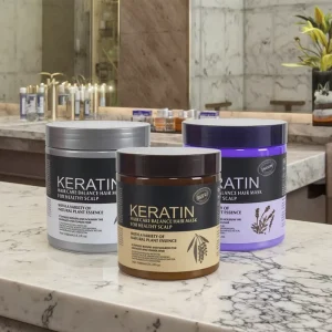 Private Brand OEM ODM Custom Natural Organic Argan Oil Collagen Keratin Moisturizing Cream Hair Mask Treatment