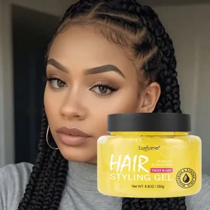 Private Labe Oalen Neat Braiding Hair Styling Gel Strong Hold Long Lasting Moisturizing Twist Loc Hair Gel Bulk