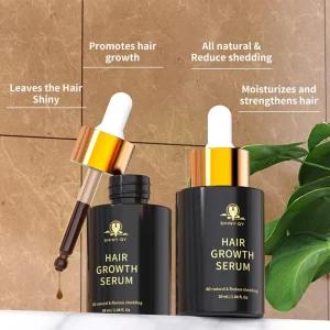 Private Label 100% Natural Organic Vegan Strengthening Biotin Growth Oil Repair Hair Regrowth Serum