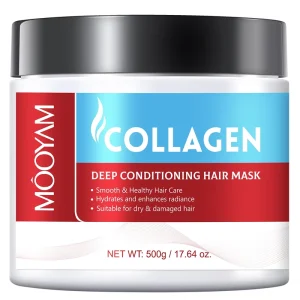 Private Label 100% Organic Deep Moisturizing Hair Mask Repair Treatment Collagen Keratin Hair Mask