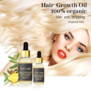 Private Label 100% Organic Vegan Nourishing Scalp Anti Hair Loss Growth Oil Protection Hair Regrowth Serum Treatments