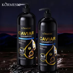 Private Label 1000ml Shampooing Pour Cheveux Moisturizing Smooth Repair Natural Caviar Hair Shampoo for Hair