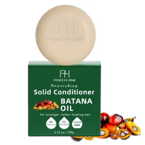 Private Label 100g Batana Oil Solid Conditioner Bar Natural Herbal Handmade Solid Conditioner Bar for Hair Thickness
