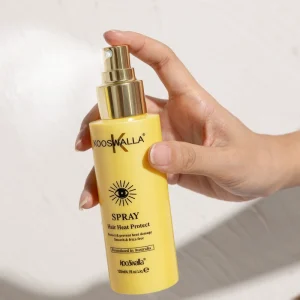 Private Label 120ml Anti Frizz Add Shine Glossy Smooth Hair Thermal Heat Protection Spray Mist for Hair Styling