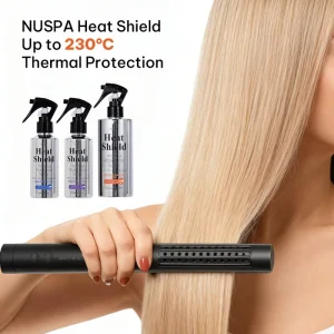 Private Label 125ml Heat Protection Nourishing Hair Spray Hair Repairing Anti Frizz Features Silkening Mist Heat Styling