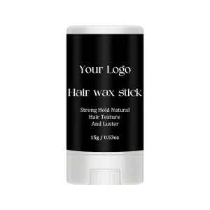 Private Label 15g Hair Wax Stick Hair Wax Styling Pomade Stick Vegan and Non greasy Long Lasting Strong Hold