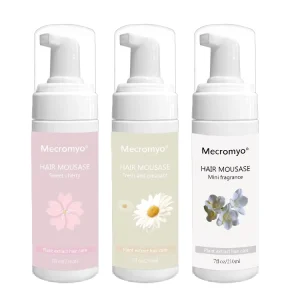 Private Label 70 Hours Moisturize Hair Care Free Sample Styling Foam Curly Hair Mousse