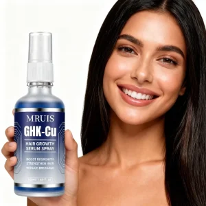 Private Label AHK CU GHK CU Hair Growth Spray Copper Peptide Regrowth Thicker Hair Anti Hair Loss Care Men Women OEM