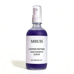 Private Label AHK Cu GHK Cu Hair Growth Serum Spray Fast Anti Loss Thicker Copper Peptide Scalp Hair Regrowth Treatments Serum