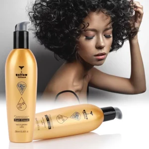 Private Label Anti Frizz Shine Hair Styling Cream With Coconut Oil and Macadamia Oil Curl Cream