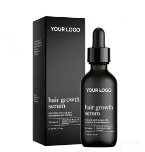 Private Label Biotin Rosemary Ginseng Hair Regrowth Care Organic Treatment Nourishing Roots Scalp Growth Serum