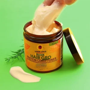 Private Label Black Castor Oil Protein Conditioner Strengthens and Moisturizes Hair Promotes Hair Growth