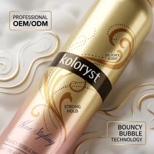 Private Label Bouncy Bubble Mousse Hydrate Volumize Light Styling Foam for Perm Wave Curls