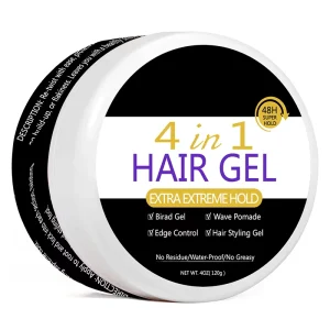 Private Label Braid Gel Extra Extreme Hold Hair Styling Twist Loc Edge Control Wave Pomade Hair Gel