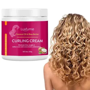 Private Label Coconut Oil Hydrating Defining Smoothie Styling Curl Cream for Tight Braids Twist Outs Styles