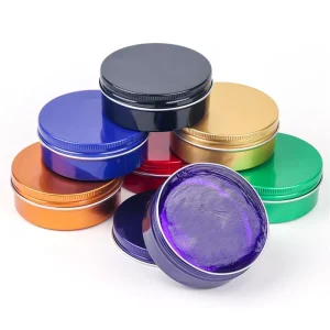 Private Label Cologne Blueberry Scent Hydration Hair Pomade Wax Water Based Extreme Strong Hold Edge Control Hair Wax for Men