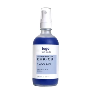 Private Label Copper Peptide GHK Cu Hair Scalp Serum 60ml Nourishing Hair Care Spray OEM ODM Manufacturer