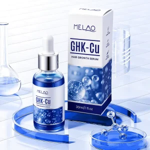 Private Label Copper Peptide Hair Care Scalp Nourishing Repair Serum GHK Cu Hair Growth Serum for Hair Loss