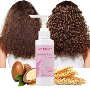 Private Label Curl Cream Organic Coconut Oil Strong Hold Vegan Hair Smoothing Anti Frizz Nourishing Voluming Curly Hair Cream