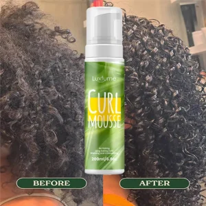 Private Label Curling Mousse Curl Defining Curly Holding Hair Mousse Styling Foam