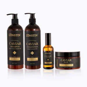 Private Label Daily Use Lightweight Leave in Caviar Hair Serum for Silky and Shiny Hair Frizz Control and Smoothness