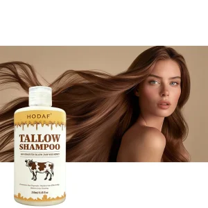 Private Label Deep Repairing Beef Tallow Shampoo Nourishing Moisturizing Oil Control Healthy Hair Shampoo with Vitamins