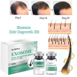 Private Label Effective Growth Factor Hair Regrowth Lyophilized Powder Stem Cell Scalp Care Serum Exosoma Hair Booster