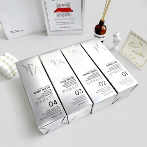 Private Label Hair Body Care Kit Moisturizing Repair Shampoo Conditioner Hair Mask Body Wash Set for Salon Use